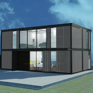 115sqm 40英尺海运集装箱房出售2层海运集装箱房模块化住宅