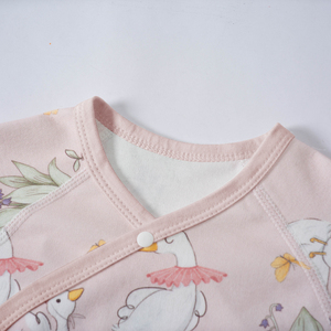 Hot Sale High Quality Skin Friendly Ribbed Pure Cotton Side Tie <strong>Newborn</strong> Wrap Clothing for <strong>Newborn</strong> Nursery <strong>Outfits</strong> - Product Image 2