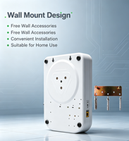 Stabilisateur de tension automatique mural 3KVA 5KVA 10KVA 15KVA Type relais AVR Régulateur de tension AC 220V avec affichage LED