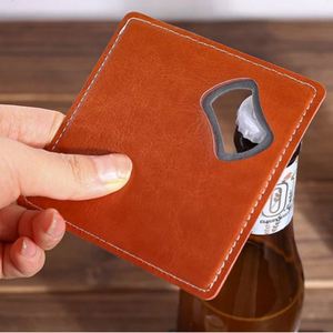 Abridor de Botellas de Cerveza Cuadrado Creativo para Bares y Restaurantes, Duradero, con Logotipo Personalizado, Artículos de Bar de Moda Transfronterizos, Multifuncional y Portátil - Product Image 1