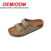 Sandales Birkenstock originales allemandes en cuir véritable et liège, en promotion, avec sangle réglable, support OEM / Hommes et Femmes