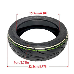 Pneu tubeless 9.5x2.50 avec valve, réparable à la colle en directe application, pour trottinettes électriques <span class=keywords><strong>NIU</strong></span> <span class=keywords><strong>KQi3</strong></span>/Pro/Max - Product Image 3