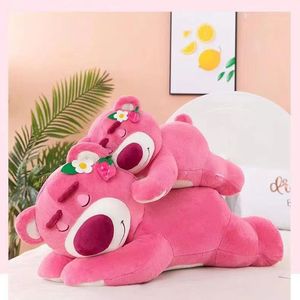 Peluche Ours Fraise Rose Écologique, Mignonne Poupée en Peluche Dessin Animé, Coussin Cadeau pour Petite Amie - Product Image 4