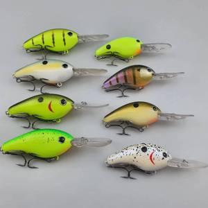 <span class=keywords><strong>Pro</strong></span> 5XD/6/8 Deep Diving 5-7m gebogenes Fischen Hart köder 19g/26g/37g Square bill Kurbel Ozean boot Angeln Lachs Barsch Kunststoff ABS - Product Image 2
