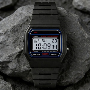 Montre pour étudiants, montre de sport décontractée à la mode, montre numérique électronique LED carrée simple, montre pour hommes - Product Image 4