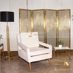 Paravent de séparation de pièce en acier inoxydable étanche, translucide, avec construction soudée, durable, pour plafond/mur métallique - Product Image 1