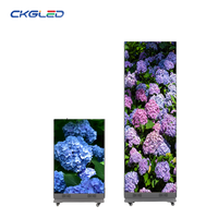 Pantalla LED Ultrafina Plegable para Carteles, Pantalla LED Portátil P2.5 para Interiores, Cartel de Video LED para Ferias Comerciales y Publicidad en Tiendas