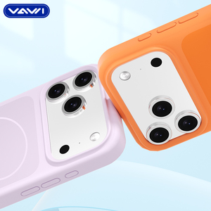 Étui de téléphone magnétique en silicone liquide de haute qualité VAWI S087 pour <span class=keywords><strong>iPhone</strong></span> <span class=keywords><strong>11</strong></span> 12 13 14 15 16 17 <span class=keywords><strong>Pro</strong></span>/<span class=keywords><strong>Max</strong></span>, plaque arrière en silicone - Product Image 4