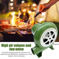Ventilateur Souffleur Électrique 30/40/60/80W AC/DC 12V pour Barbecue, Mini Forge, Adaptateur de Vitesse, Souffleur de Cheminée