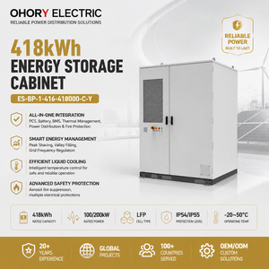ตู้เก็บพลังงานไฮบริดแบบระบายความร้อนด้วยของเหลว OHORY ELECTRIC REE03-YF 418kWh LiFePO4 สำหรับธุรกิจและอุตสาหกรรม พร้อม PCS 215kW ระบบจัดการพลังงานแบบ All-in-One BMS EMS มาตรฐาน IP55 - Product Image 2