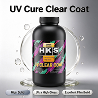 Vernis UV haute brillance à résistance météorologique supérieure, couche transparente de finition UV pour la retouche automobile, laque UV transparente de bonne qualité