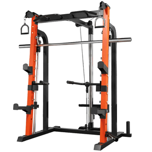 Rack Multifunzionale per Squat in Acciaio per <span class=keywords><strong>Palestra</strong></span> e Casa, Macchina Smith con 30+ Funzioni, Carico Massimo 900KG, Allenamento di Forza con Bilanciere - Product Image 2