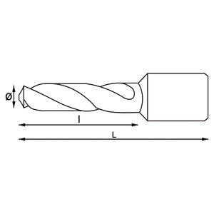 FERVI Multipurpose <b>Drill</b> <b>Bits</b> with <b>Long</b> Puntes and WELDON Attachment - Product Image 1