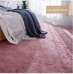 <span class=keywords><strong>Tapis</strong></span> moderne en fausse fourrure de lapin, accessoire doux et confortable, <span class=keywords><strong>rond</strong></span>, fait Machine, pour le salon - Product Image 6
