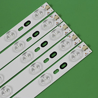 Bande lumineuse LED pour téléviseur LCD XS-1500 nouvelle génération V580H1-LD6-TLDC3 V580H1-LD6-TRDC3 pour Thomson T58ED10DHU-01B