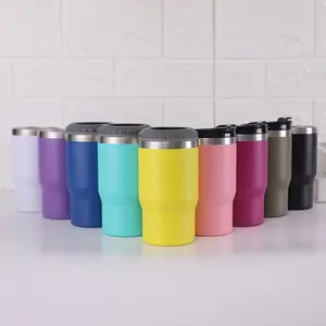 Betax Can Cooler Double-wall Vacuum Insulated Beer Cooler Stainless Steel Kid Water Tumbler Newest 4 in 1 Beer Mugs Metal 2021