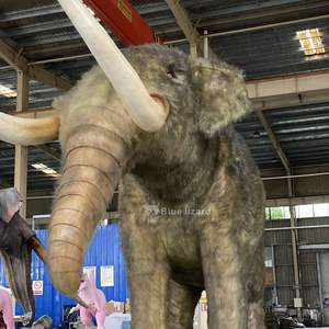 L'âge de glace préhistorique ancien défenses éteintes herbivores Animal animatronique mastodonte - Product Image 6