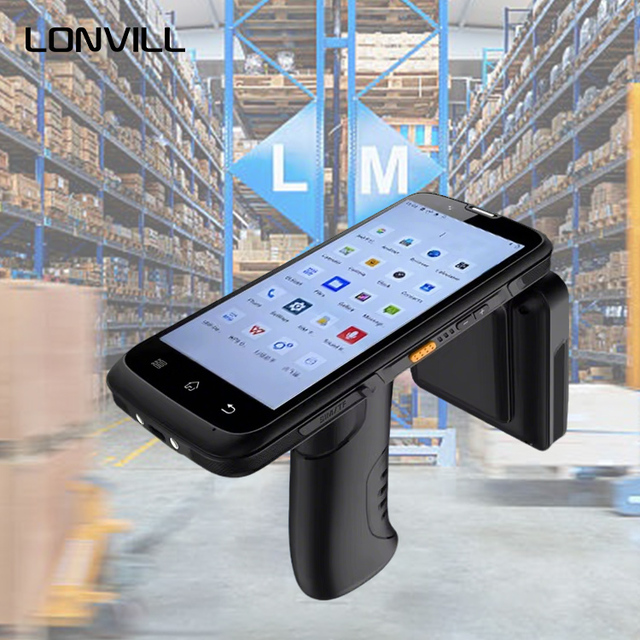 LONVILL RF20 OEM 10000mah Li-ion Battery Pda Android 12 Mobile Computer 5G Rugged Touch Industry Handheld PDA