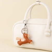 Breloque de sac Pegasus, personnalisable OEM & ODM, pendentif cheval ailé en PU cousu pastel pour sac à main, sac à dos, bagages, porte-clés