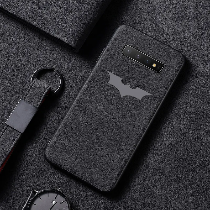 Bat luxo Virar Caso de Telefone De Pele Para Samsung Galaxy S20 S10 e 5G S9 S8 Plus Nota 10 9 8 fino e Leve Capa De Couro Carro Coque