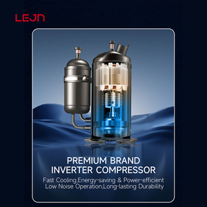 LEJN 12000 BTU, Unidad de Aire Acondicionado Split de Pared con Frecuencia Variable, Clase R32 de Ahorro Energético, Deshumidificador, Refrigeración y Calefacción para Hoteles Inteligentes - Product Image 4