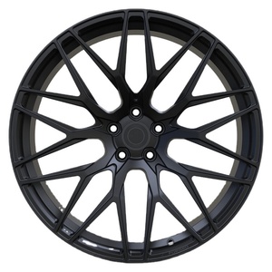 Rines de Aleación Forjados Personalizados Pcd5x112 de 16-21 Pulgadas, Rines de Acero Inoxidable Mecanizados por CNC para Autos - Product Image 1
