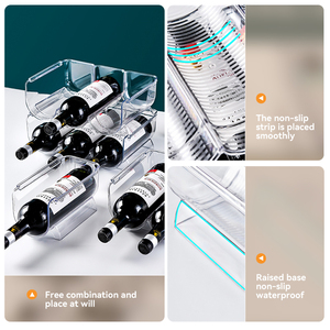XinHang Plastic Rack Küche Verwendung für Wein Bier Wasser becher oder Eis kübel Getränke wannen Wein regal - Product Image 5