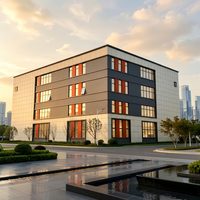 Edificio de Oficinas con Estructura de Acero Ligero Personalizado, Construcción de Oficinas Comerciales de Ahorro Energético para Espacios de Trabajo Empresariales
