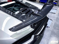 Aileron arrière en Fiber de carbone forgé de Style P pour Lamborghini Huracan EVO aile arrière en Fiber de carbone + couvercle de pont pour LP610 LP580