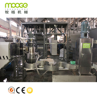 Machine de granulation en plastique à vis unique HDPE LDPE Recyclage des déchets d'usine de granulation Pe PP Film tissé Sacs Granulateur Machine