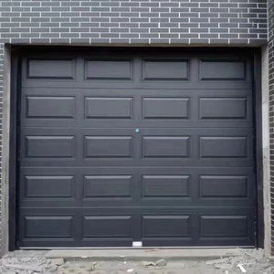 Porte de <span class=keywords><strong>garage</strong></span> résidentielle en alliage d'aluminium sur mesure pour villa, télécommandée, antivol, options de type basculant et de type enroulable - Product Image 1