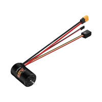 HobbyWing QuicRun Fusion SE 1800/1200kv Moteur Brushless et ESC 2-en-1 Étanche avec Capteurs, Pièce de Mise à Niveau Métallique pour Voiture RC