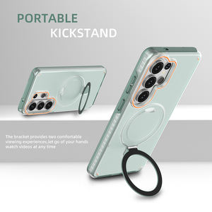 כיסוי מגנטי לסמסונג S26 אולטרה עם מעמד, TPU+PC עם טבעת אחיזה, עמיד בפני זעזועים, לכיסוי טלפון נייד לסמסונג גלקסי S26 אולטרה - Product Image 5
