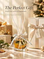 Diffuseur de parfum d'ambiance de luxe à bâtonnets, flacon en verre, huile essentielle, diffuseur d'arômes longue durée, conception personnalisée OEM ODM
