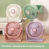 Ventilateur USB Rechargeable Ventilateurs de bureau électriques Support Petit mini ventilateur Ventilateur de table portable