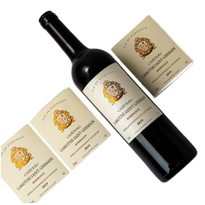 <span class=keywords><strong>Étiquette</strong></span>s personnalisées pour boissons et vins, autocollants en <span class=keywords><strong>papier</strong></span> <span class=keywords><strong>kraft</strong></span> gaufré avec estampage à chaud, autocollants adhésifs pour emballage de vin rouge, autocollants avec logo - Product Image 4