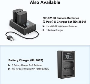   Batería Np-Fz100 para <span class=keywords><strong>Sony</strong></span> <span class=keywords><strong>A7r</strong></span> <span class=keywords><strong>V</strong></span> / A7 IV / Fx3 (1 Unidad) Batería Recargable de Iones de Litio de 2040 mAh para <span class=keywords><strong>Sony</strong></span> Alpha <span class=keywords><strong>A7r</strong></span> IV - Product Image 6