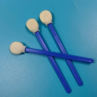 Éponge à pointe en mousse sans peluches 708 à manche bleu pour le nettoyage des imprimantes et des voitures, idéale pour l'élimination de l'encre