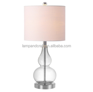 Lampe de table de studio avec abat-jour gris/bleu/transparent/rouge/blanc/jaune pour la décoration intérieure, chambre à coucher, hall d'hôtel, chambre d'hôtel - Product Image 5