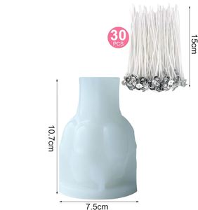 3D <b>Mold</b> Tulip Bouquets Silicone <b>Mold</b> Scented <b>Candles</b>, Handmade, Suitable for Mother's Day and Valentine's Day Home Decoration - Product Image 2