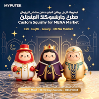 Jouet Squishy à Rebond Lent en Mousse PU pour le Moyen-Orient, Cadeau de Festival, Conception Personnalisée, Vente en Gros