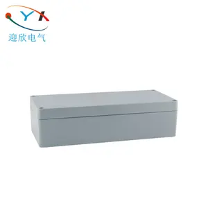 Caja eléctrica de aluminio de acero inoxidable, carcasa de componente electrónico, caja de panel de control de medidor eléctrico
