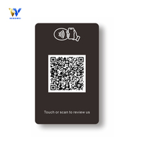 Tarjeta de Visita NFC de PVC Impermeable, Tarjeta Inteligente Programable de 13.56MHz para Pagos y Membresías con Compartición de Contacto Digital