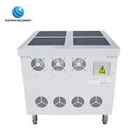 Cuisinière à induction multi-céramique commerciale 3,5 kW 4 brûleurs Plaque de cuisson électrique en céramique Cuisinière à induction 4 plaques Plaque à induction