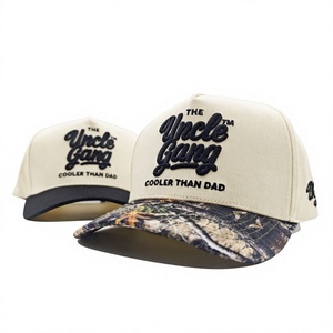 Gorra de Béisbol de 5 Paneles con Camuflaje de Dos Tonos, Logotipo Bordado Personalizado, MOQ Bajo, OEM, Venta Global, Tendencia Popular, Directo de Fábrica - Product Image 4