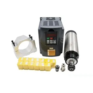 CNC Spindle 1.5KW Air Cooled Spindle ER16 Milling Motor Machine 220V VFD Inverter Converter 10個ER16 Collet For Engraving