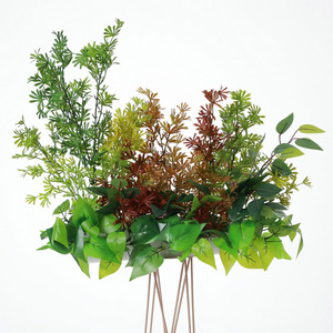 Plantas Verdes Artificiales, Hojas de Salvia de Tallo Largo de 79 cm, Goma Suave, Decoración del Hogar, Accesorios de Fotografía - Product Image 1