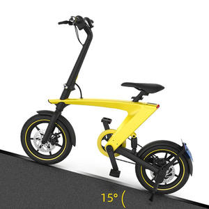 Mini vélo de ville électrique de 14 pouces de forme unique 400W moteur de moyeu arrière de puissance 36V 55KM de portée pour adultes petite famille de vélo <span class=keywords><strong>Nice</strong></span> Look - Product Image 5