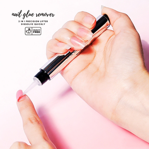 Stylo dissolvant pour colle à <span class=keywords><strong>ongles</strong></span> pour <span class=keywords><strong>ongles</strong></span> pressés et <span class=keywords><strong>faux</strong></span> <span class=keywords><strong>ongles</strong></span>, dissolvant <span class=keywords><strong>adhésif</strong></span> sans acétone, accepte le logo personnalisé, argent, or - Product Image 4