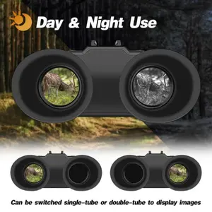 Binoculares de Visión Nocturna NV8000, Gafas IR Montables en la Cabeza, HD, Portátiles, Manos Libres, Recargables, para Observación en Campamentos al Aire Libre - Product Image 2
